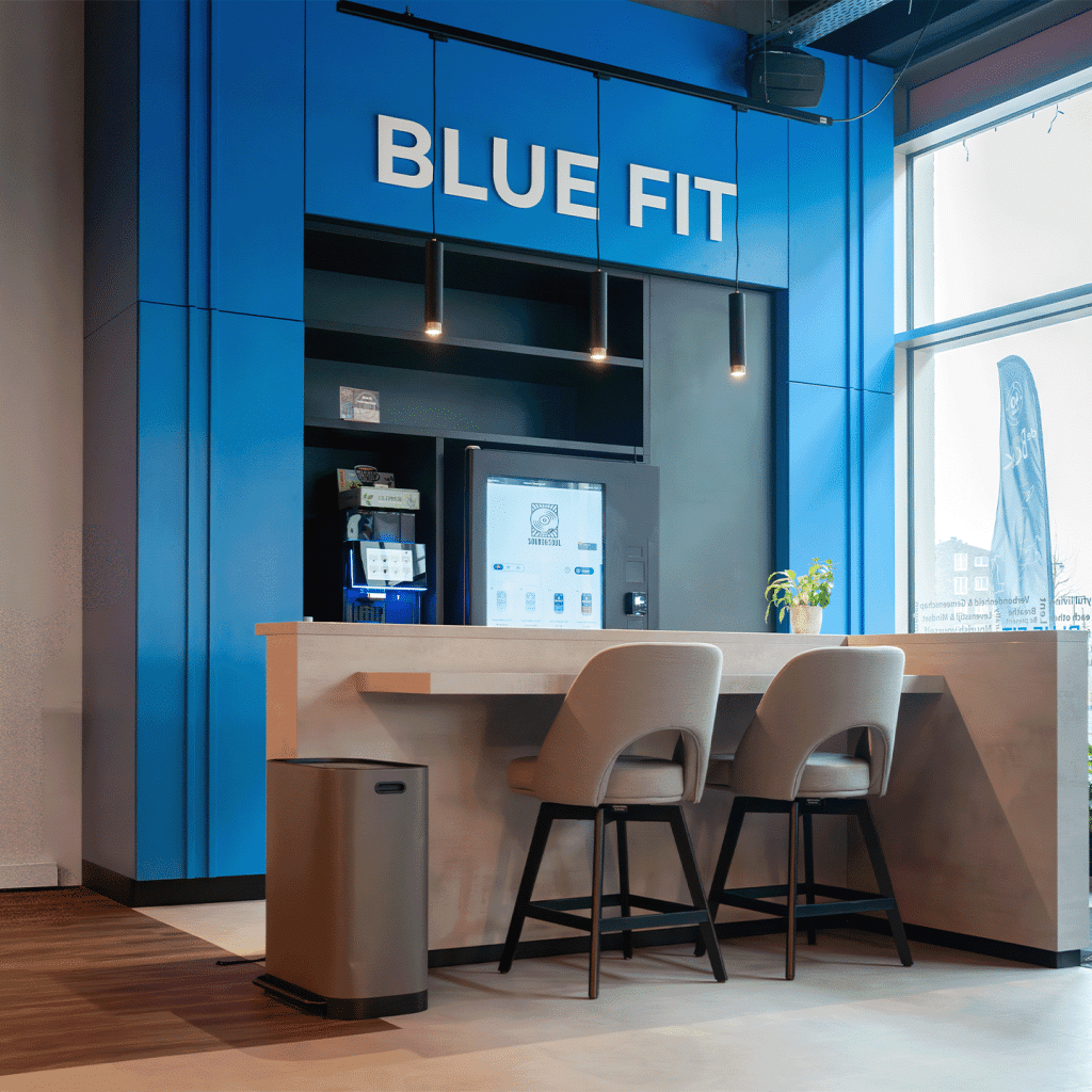 Supplementen Presentatie - We Build Gyms - Blue Fit