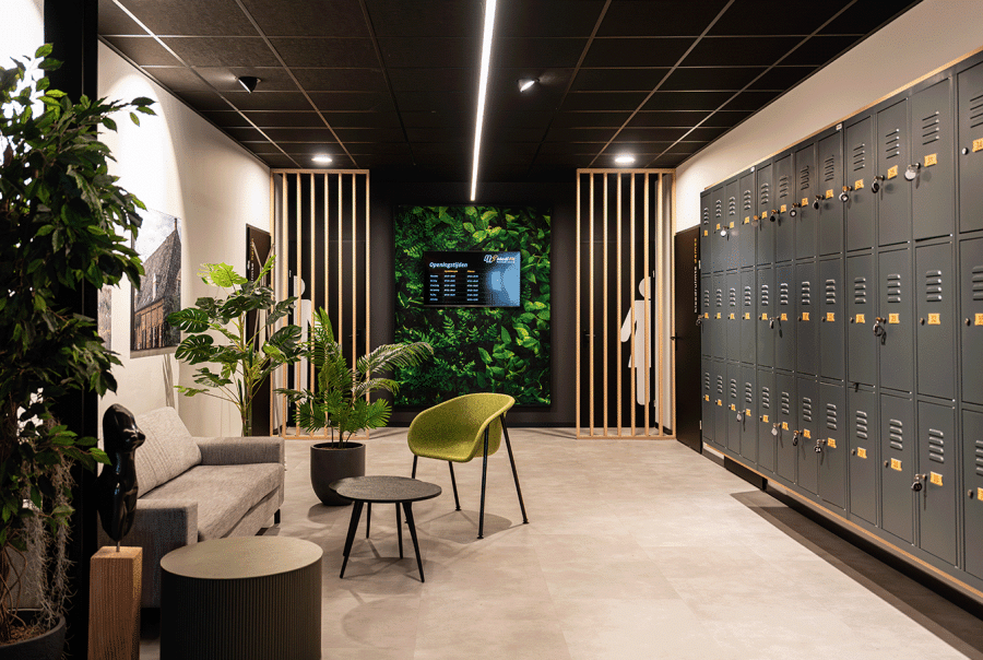 Kleedkamer gym ontwerp - We Build Gyms